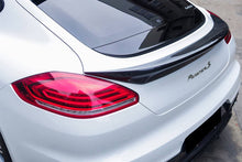 Load image into Gallery viewer, 2013-2016 Porsche Panamera 970.2 TAS Style Carbon Fiber Trunk Spoiler - Carbonado