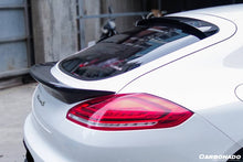 Load image into Gallery viewer, 2013-2016 Porsche Panamera 970.2 TAS Style Carbon Fiber Trunk Spoiler - Carbonado Aero