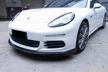 Load image into Gallery viewer, 2013-2016 Porsche Panamera 970.2 GMT Style Carbon Fiber Front Lip - Carbonado
