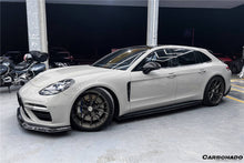 Load image into Gallery viewer, 2017-2023 Porsche Panamera 971 4S/4/GTS OD Style DRY Carbon Fiber Side Skirts - Carbonado Aero