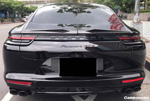 Load image into Gallery viewer, 2017-2023 Porsche Panamera 971 TA Style DRY Carbon Fiber Trunk Spoiler - Carbonado
