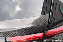 Load image into Gallery viewer, 2017-2023 Porsche Panamera 971 TA Style DRY Carbon Fiber Trunk Spoiler - Carbonado Aero