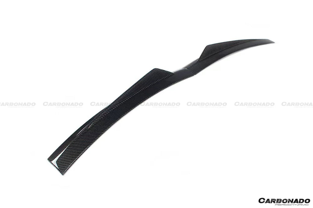 2017-2023 Porsche Panamera 971 TA Style DRY Carbon Fiber Trunk Spoiler - Carbonado Aero