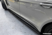 Load image into Gallery viewer, 2017-2023 Porsche Panamera 971 4S/4/GTS OD Style DRY Carbon Fiber Side Skirts - Carbonado Aero