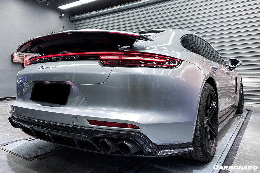 2017-2023 Porsche Panamera 971 4S/4/GTS OD Style Carbon Fiber Rear Lip - Carbonado Aero