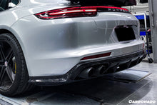 Load image into Gallery viewer, 2017-2023 Porsche Panamera 971 4S/4/GTS OD Style Carbon Fiber Rear Lip - Carbonado Aero
