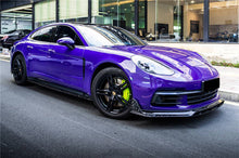 Load image into Gallery viewer, 2017-2023 Porsche Panamera 971 4S &amp; 4 &amp; GTS OD Style DRY Carbon Fiber Side Skirts - Carbonado