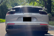 Load image into Gallery viewer, 2017-2023 Porsche Panamera 971 4S/4/GTS OD Style Carbon Fiber Rear Lip - Carbonado Aero