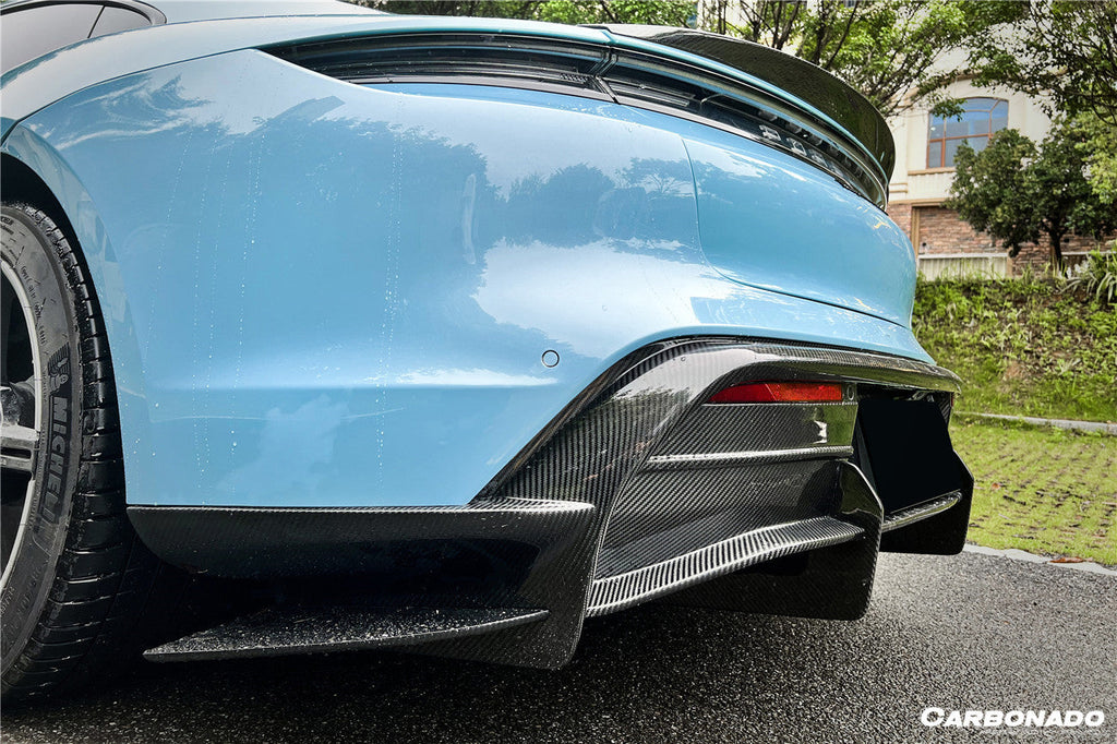 2019-2024 Porsche Taycan & 4 & 4S & GTS & TURBO OD Style Rear Diffuser