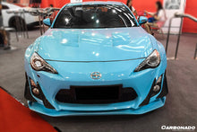 Load image into Gallery viewer, 2012-2014 Scion FRS &amp; Toyota GT86 RBY1 Style Carbon Fiber Front Bumper Canards - Carbonado