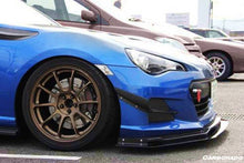 Load image into Gallery viewer, 2012-2016 Subaru BRZ CB Style Carbon Fiber Front Bumper Canard &amp; Foglight Cover - Carbonado