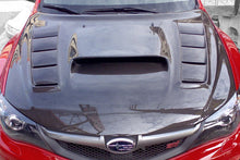 Load image into Gallery viewer, 2008-2011 Subaru Impreza Wrx &amp; Sti Vrs Style Hood - Carbonado