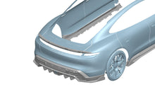 Load image into Gallery viewer, 2019-2024 Porsche Taycan AD Style DRY Carbon Fiber Trunk Spoiler - Carbonado