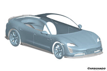 Load image into Gallery viewer, 2019-2024 Porsche Taycan AD Style DRY Carbon Fiber Front Bumper Air Vents - Carbonado