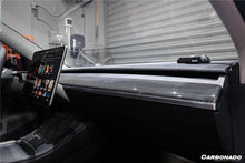 Load image into Gallery viewer, 2020-2023 Tesla Model 3/Y OEM Style Autoclave Carbon Fiber Dashboard Trim Interior Replacement - Carbonado Aero