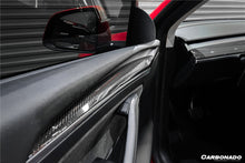 Load image into Gallery viewer, 2020-2023 Tesla Model 3/Y OEM Style Autoclave Carbon Fiber Door Trim Interior Replacement - Carbonado Aero