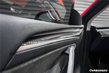 Load image into Gallery viewer, 2020-2023 Tesla Model 3/Y OEM Style Autoclave Carbon Fiber Door Trim Interior Replacement - Carbonado Aero