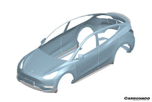 Load image into Gallery viewer, 2020-2024 Tesla Model Y AD Style Dry Carbon Fiber Side Skirts
