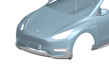 Load image into Gallery viewer, 2020-2024 Tesla Model Y AD Style Dry Carbon Fiber Front Daytime Running Light Covers - Carbonado