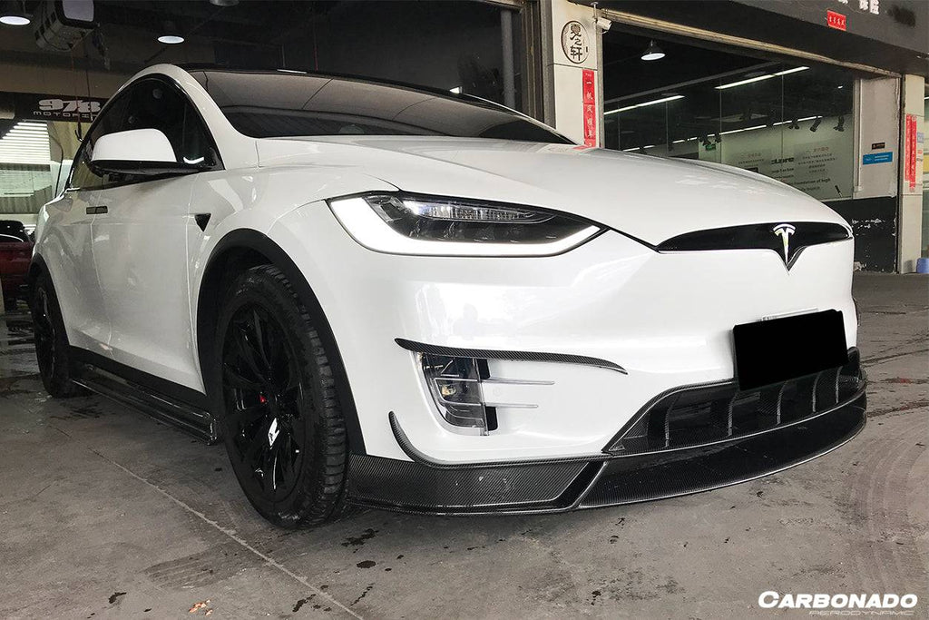 2016-2021 Tesla Model X SUV RZS Style Carbon Fiber Full Kit - Carbonado Aero