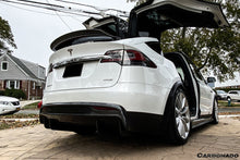 Load image into Gallery viewer, 2016-2018 Tesla Model X SUV RZS Style Carbon Fiber Rear Lip - Carbonado Aero