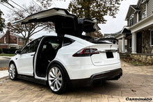 Load image into Gallery viewer, 2016-2018 Tesla Model X SUV RZS Style Carbon Fiber Rear Lip - Carbonado Aero