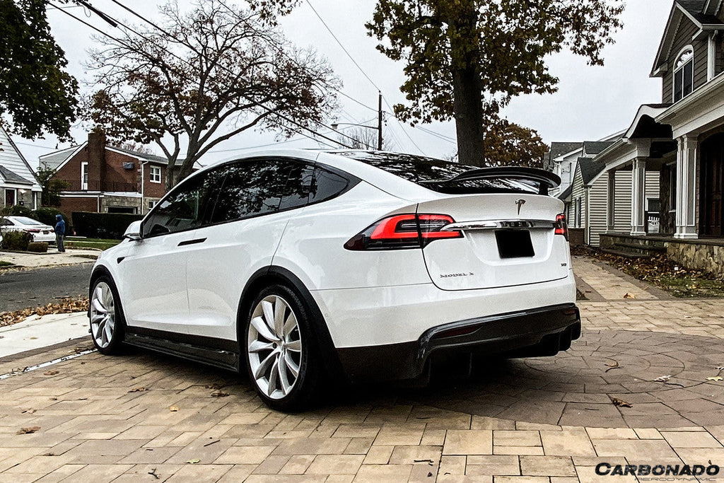 2016-2021 Tesla Model X SUV RZS Style Carbon Fiber Full Kit - Carbonado Aero