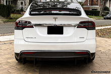 Load image into Gallery viewer, 2016-2018 Tesla Model X SUV RZS Style Carbon Fiber Rear Lip - Carbonado Aero
