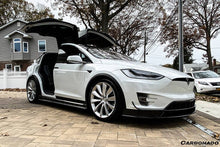 Load image into Gallery viewer, 2016-2021 Tesla Model X SUV RZS Style Carbon Fiber Side Skirts - Carbonado Aero