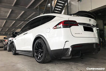Load image into Gallery viewer, 2019-2021 Tesla Model X SUV RZS Style Carbon Fiber Rear Diffuser - Carbonado