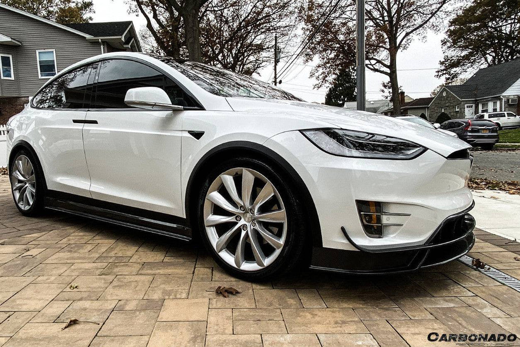 2016-2021 Tesla Model X SUV RZS Style Carbon Fiber Full Kit - Carbonado Aero
