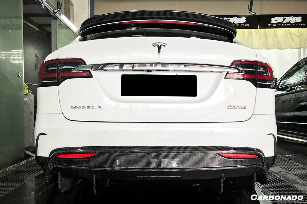 2016-2021 Tesla Model X SUV RZS Style Carbon Fiber Full Kit - Carbonado Aero