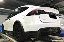 Load image into Gallery viewer, 2019-2021 Tesla Model X SUV RZS Style Carbon Fiber Rear Diffuser - Carbonado Aero