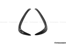 Load image into Gallery viewer, 2016-2021 Tesla Model X SUV RZS Style Carbon Fiber Rear Bumper Canards - Carbonado Aero