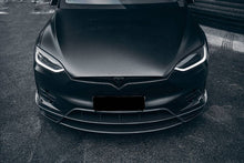 Load image into Gallery viewer, 2016-2021 Tesla Model X SUV RZS Style Carbon Fiber Front Lip - Carbonado