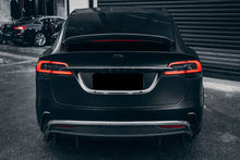 Load image into Gallery viewer, 2016-2018 Tesla Model X SUV RZS Style Carbon Fiber Rear Lip - Carbonado
