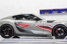 Load image into Gallery viewer, 2019-2023 Toyota GR Supra (J29/DB) A90 A91 OEM Style Carbon Fiber Door Panel Garnish Trim Replacement - Carbonado Aero