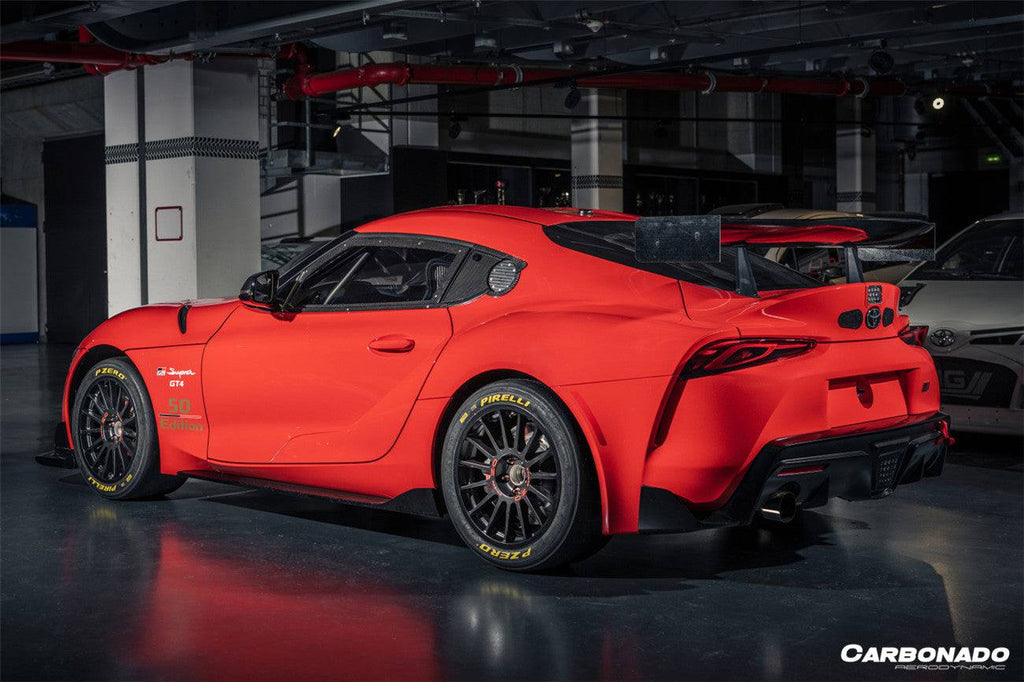 2019-2023 Toyota GR Supra (J29/DB) A90 A91 OEM Style Carbon Fiber Hood Scoop - Carbonado Aero