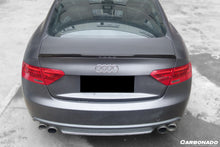 Load image into Gallery viewer, 2009-2015 Audi A5 Sline S5 Sedan RW Style Carbon Fiber Trunk Spoiler - Carbonado Aero