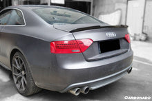 Load image into Gallery viewer, 2009-2015 Audi A5 Sline S5 Sedan RW Style Carbon Fiber Trunk Spoiler - Carbonado Aero
