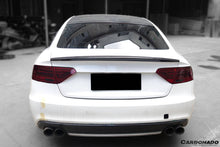 Load image into Gallery viewer, 2009-2015 Audi A5 Sline S5 Sedan Sport Style Carbon Fiber Trunk Spoiler - Carbonado Aero