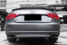 Load image into Gallery viewer, 2009-2015 Audi A5 Sline S5 Sedan RW Style Carbon Fiber Trunk Spoiler - Carbonado Aero