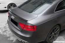 Load image into Gallery viewer, 2009-2015 Audi A5 Sline S5 Sedan RW Style Carbon Fiber Trunk Spoiler - Carbonado Aero