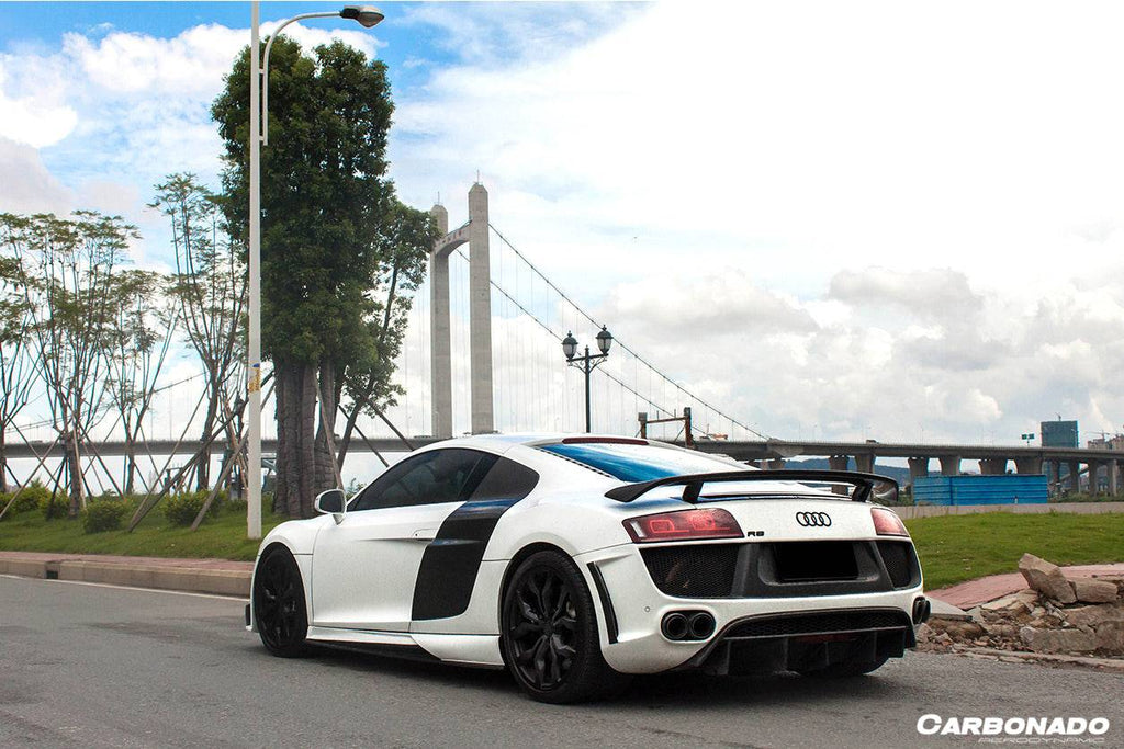 2009-2015 Audi R8 Coupe Spyder OE Style Carbon Fiber Side Blades - Carbonado Aero