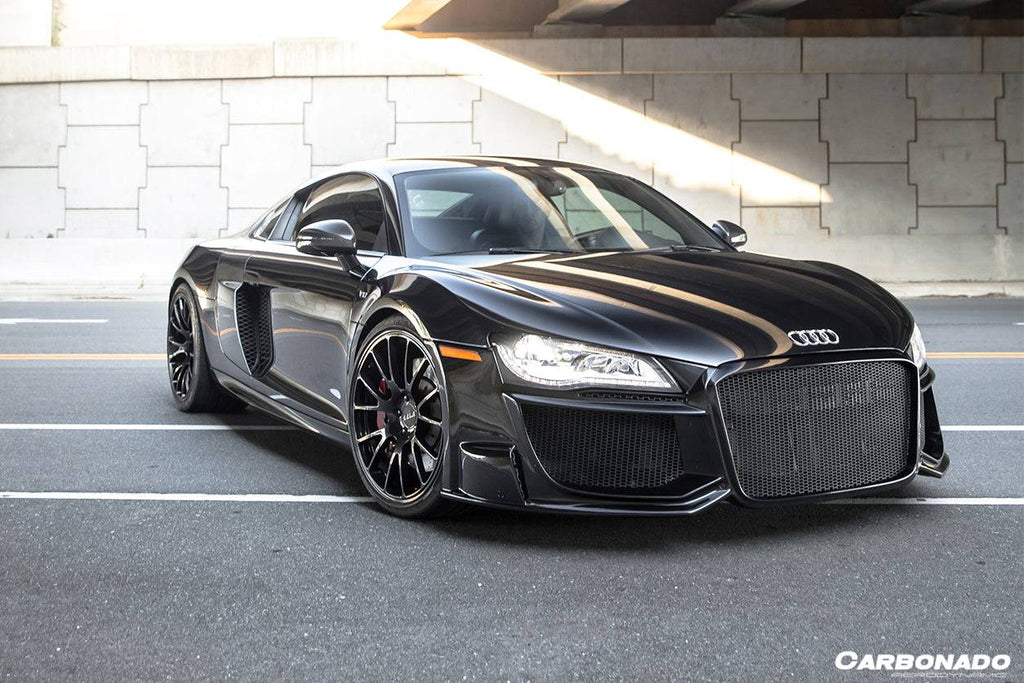 2009-2015 Audi R8 Coupe Spyder OE Style Carbon Fiber Side Blades - Carbonado Aero