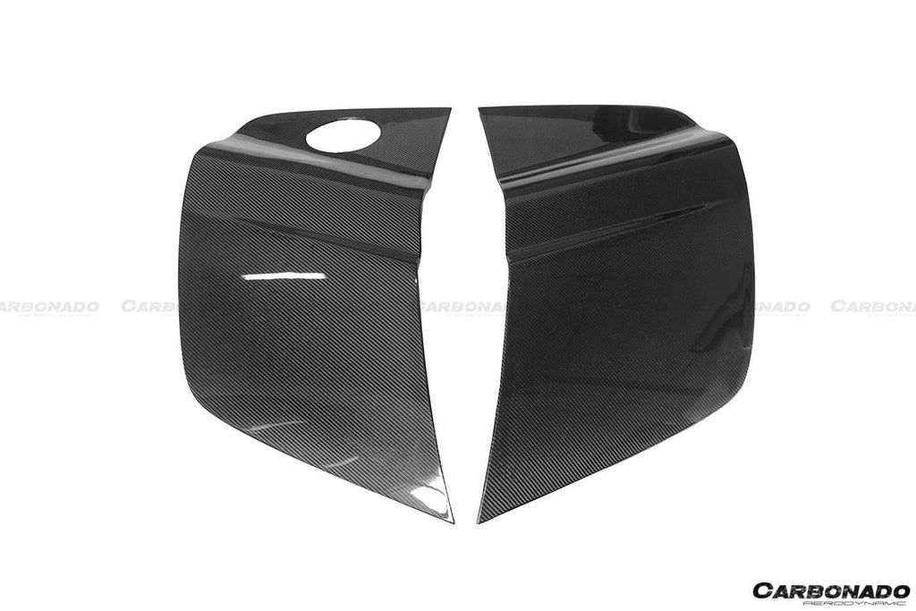 2009-2015 Audi R8 Coupe Spyder OE Style Carbon Fiber Side Blades - Carbonado Aero
