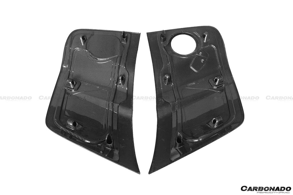 2009-2015 Audi R8 Coupe Spyder OE Style Carbon Fiber Side Blades - Carbonado Aero