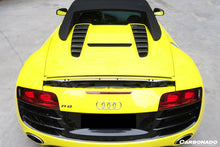 Load image into Gallery viewer, 2009-2015 Audi R8 Coupe Spyder OE Style Carbon Fiber Trunk Scope - Carbonado Aero