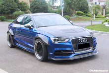 Load image into Gallery viewer, 2013-2016 Audi S3 A3 Sline Sedan BKSS Style Carbon Fiber Wide Fender Flare - Carbonado Aero