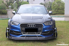Load image into Gallery viewer, 2013-2016 Audi S3 A3 Sline Sedan BKSS Style Carbon Fiber Wide Fender Flare - Carbonado Aero